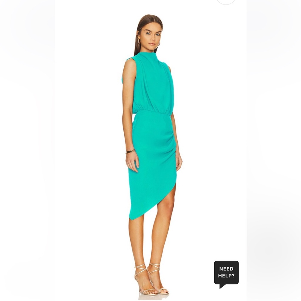 Amanda Uprichard Fabiana Midi Dress - Picture 4 of 9